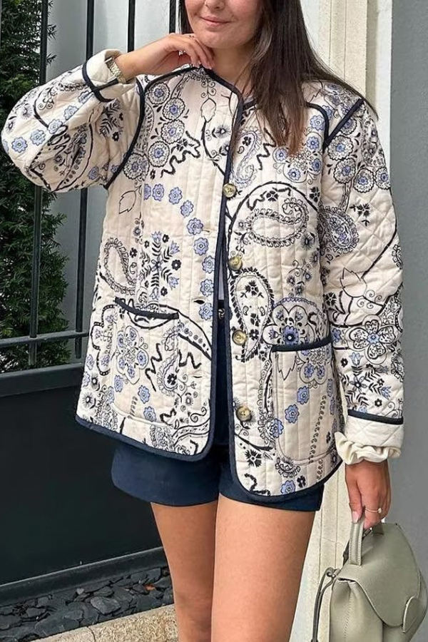 Comfortable Quilted Women's Cotton Jacket