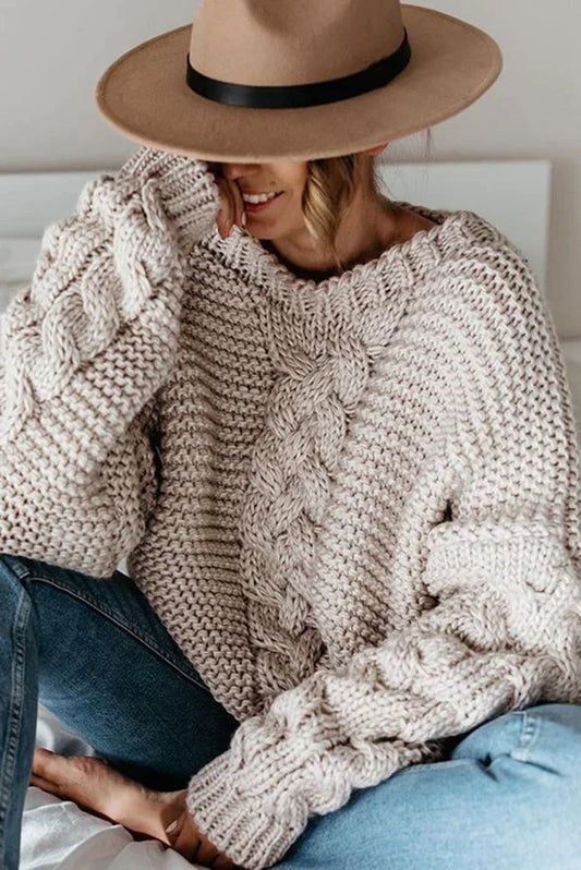 Weiche Damenpullover Elegant Lang - IdealeKleiden