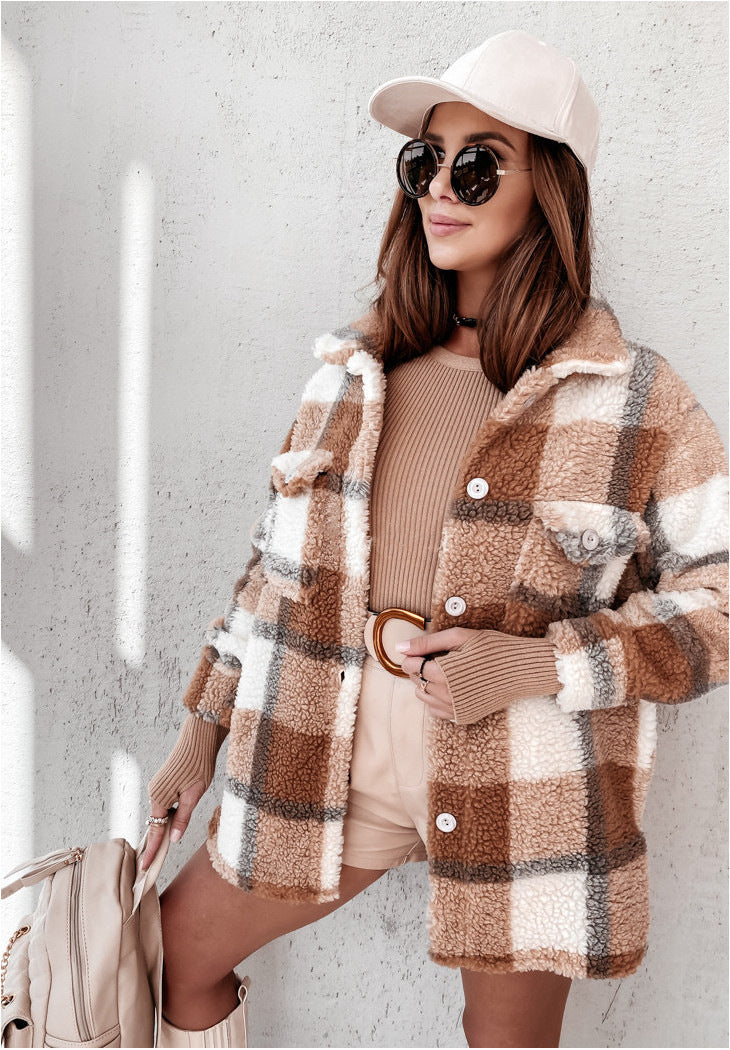 Women's Lumberjack Style Winter Jacket