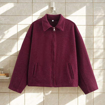 Fashionable Women's Short Lace Collar Jacket