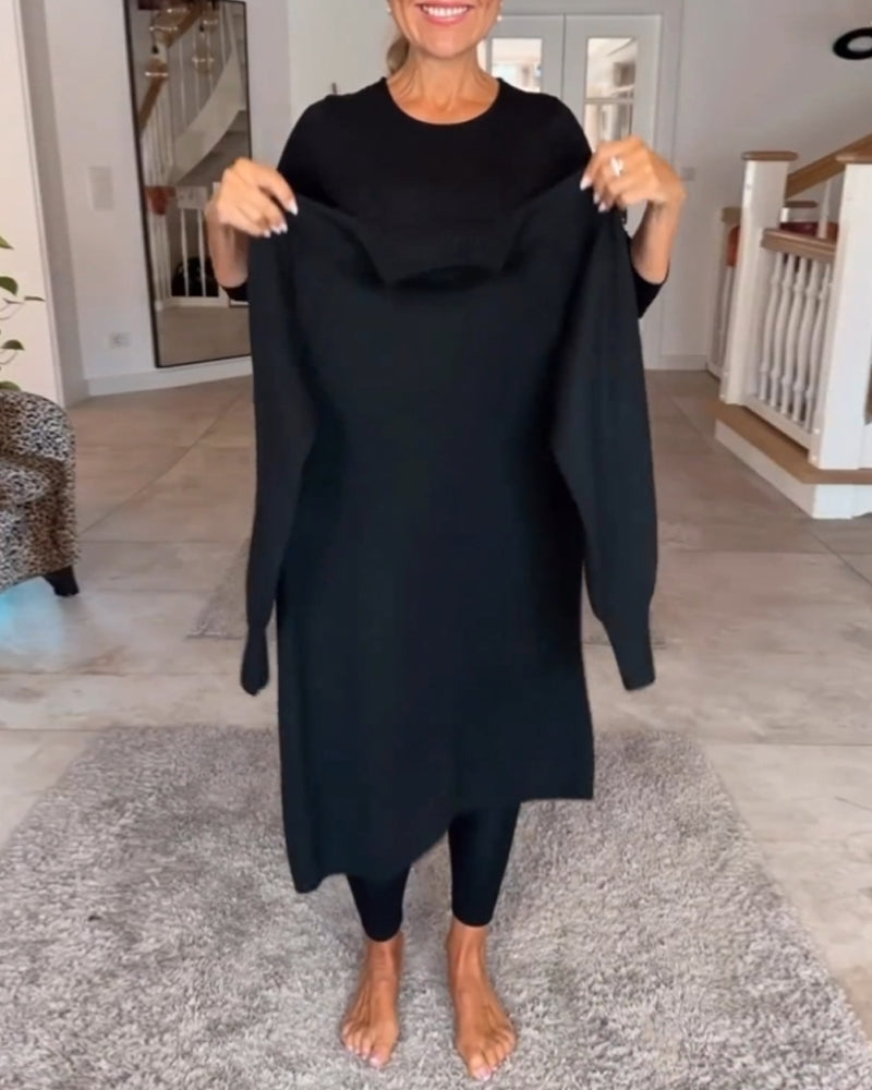 Elegantes Einfach-Kleid Hochgeschlossen Damen - IdealeKleiden