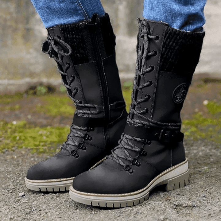Women's Winter Warm Lace-Up Boots