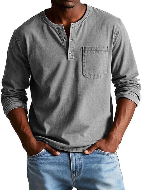 Men's Long-Sleeve Casual Shirt