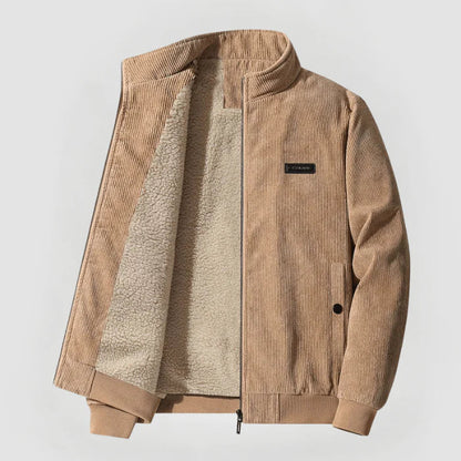 Men's Corduroy Jacket Warm Fleece Lining