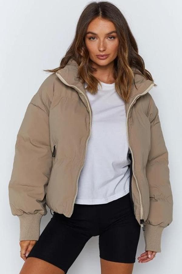 Winter Puffer Jacket Oversized Warm