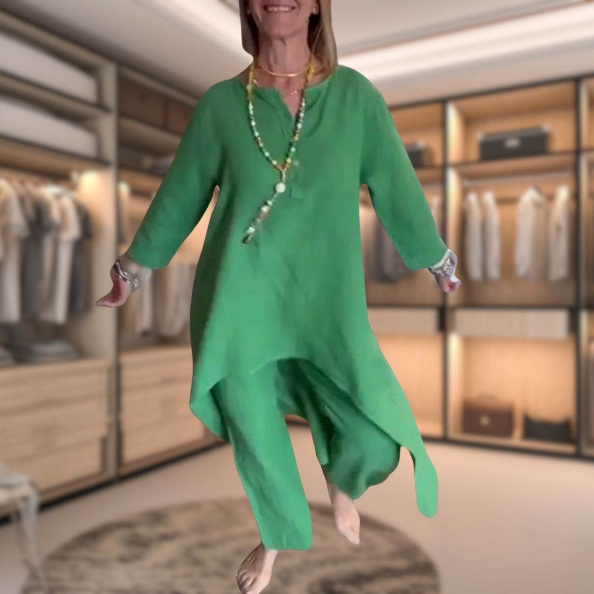Women's Two-Piece Oversized Loungewear Set