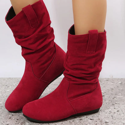 Warm Winter Boots Round Toe Platform