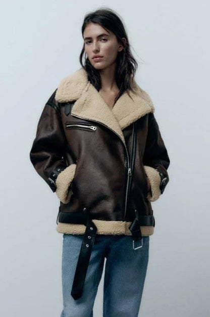 Karina | Stylish Jacke mit Hochkragen - IdealeKleiden