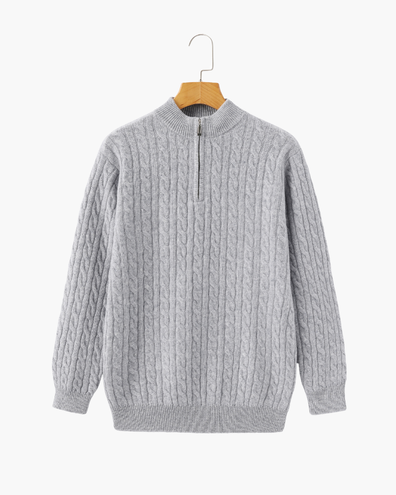 Damenschal Pulli Halbreißverschluss