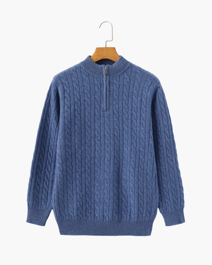Damenschal Pulli Halbreißverschluss