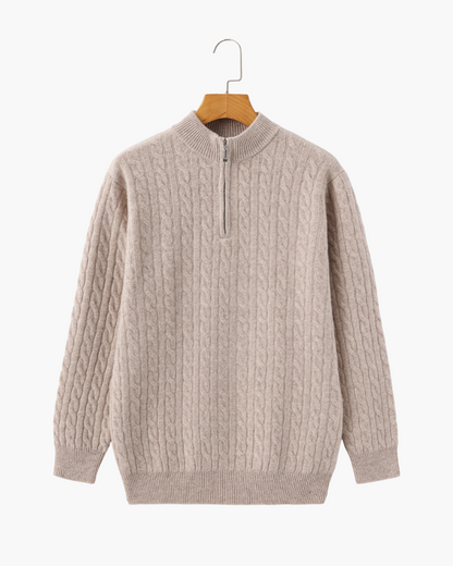 Damenschal Pulli Halbreißverschluss