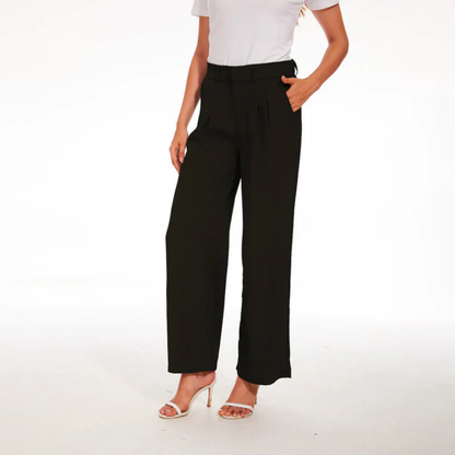 Women's High-Waisted Comfort Fit Trousers
