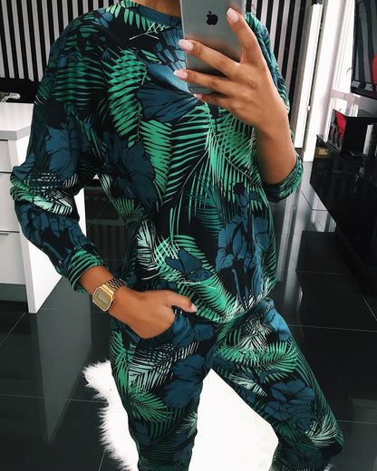 Women's Floral Leisure Suit Practical