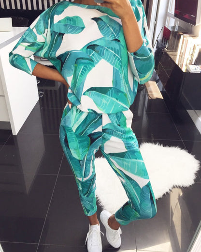 Women's Floral Leisure Suit Practical