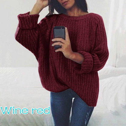 Women's Chunky Knit Loose Fit Sweater