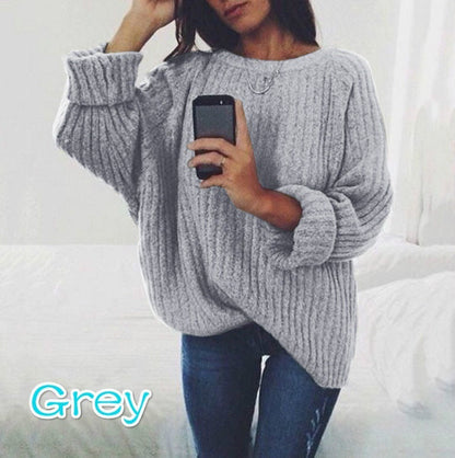 Women's Chunky Knit Loose Fit Sweater
