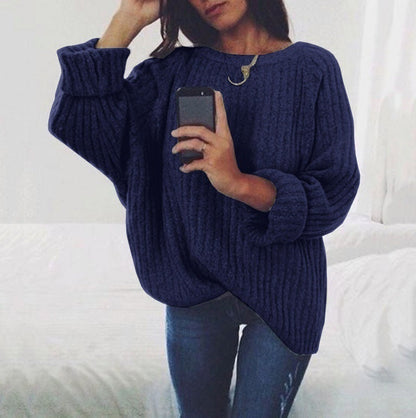 Women's Chunky Knit Loose Fit Sweater
