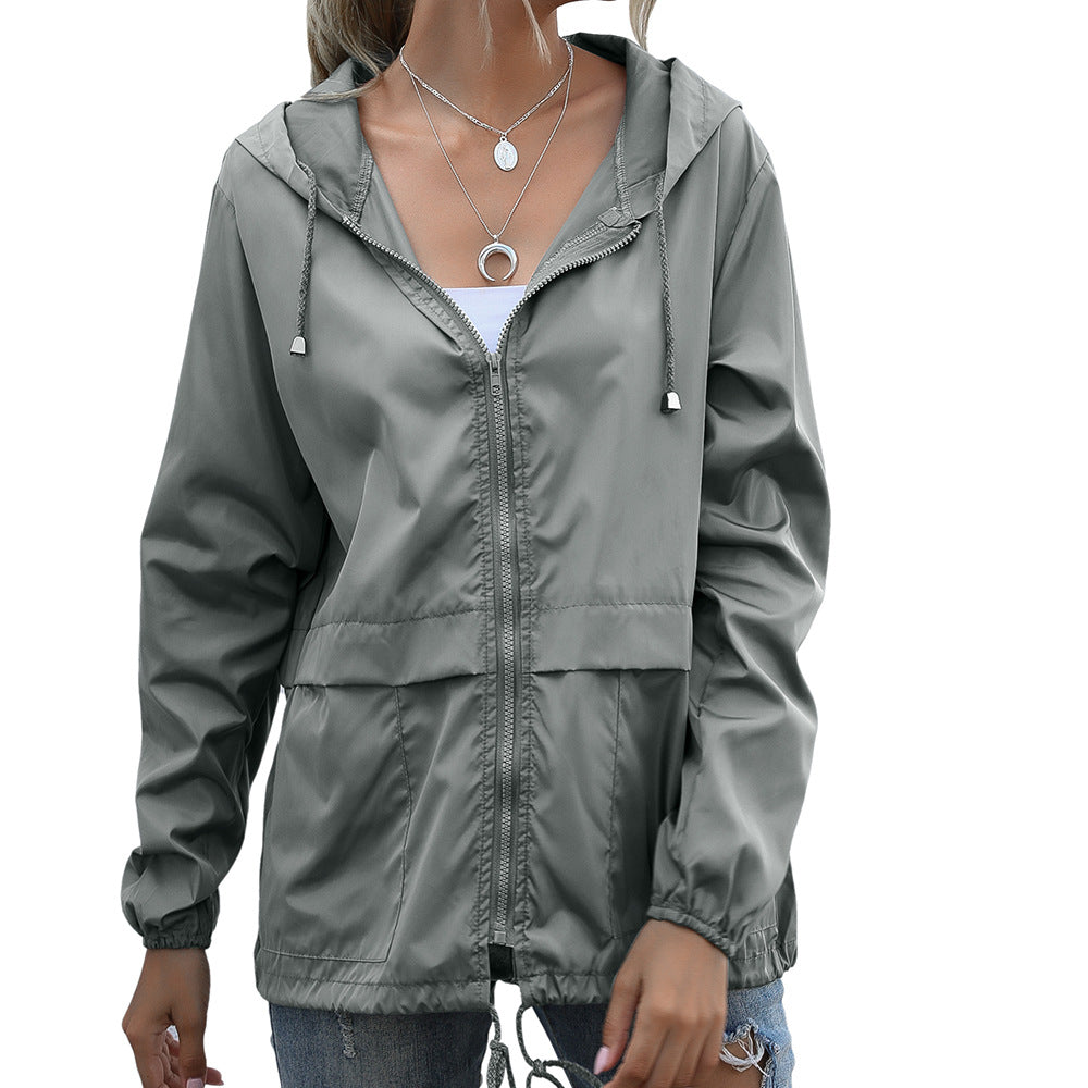 Practical Short Coat Rain