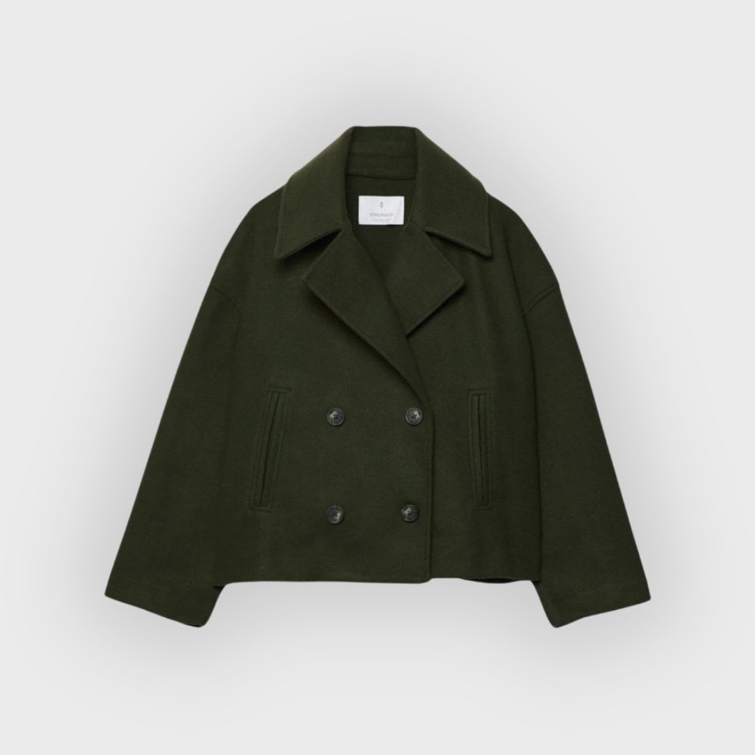 Fashionable Double-Breasted Jacket for Women