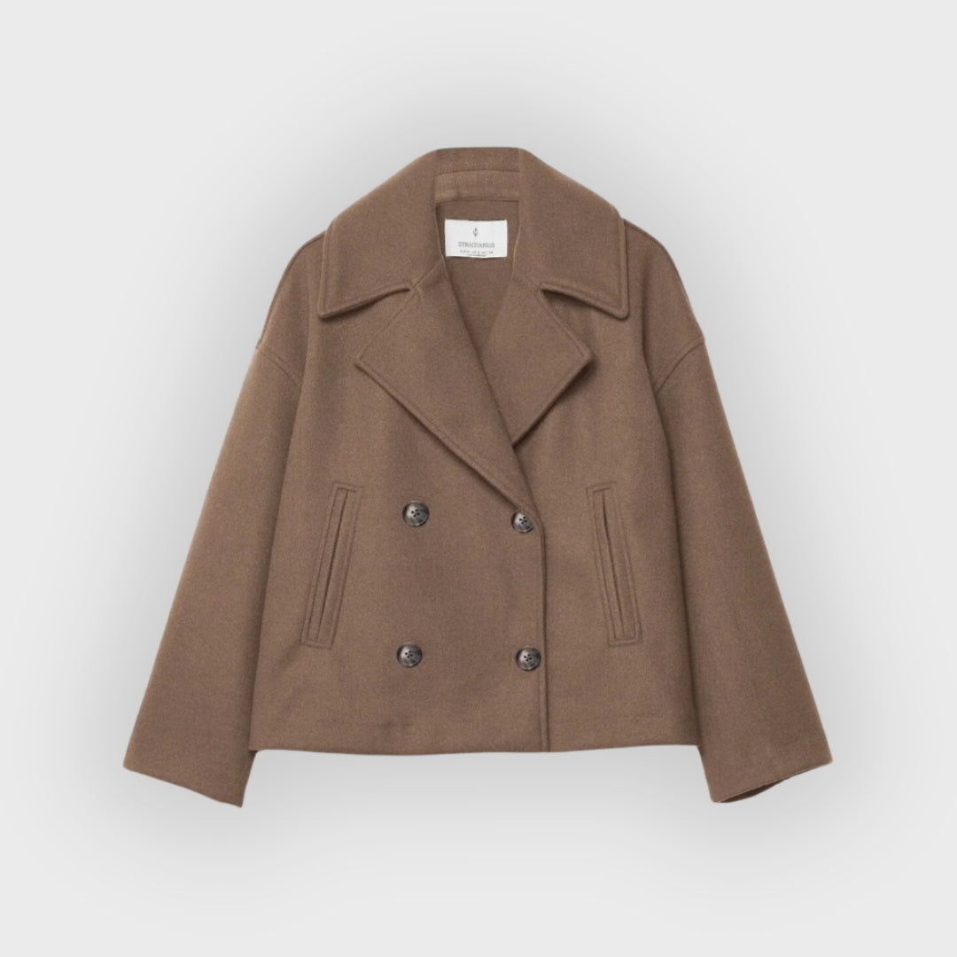 Fashionable Double-Breasted Jacket for Women