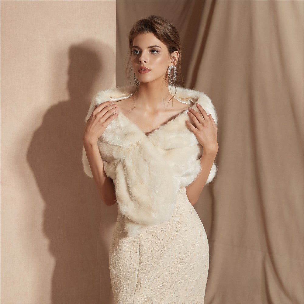 Women's Luxury Soft Faux Fur Scarf