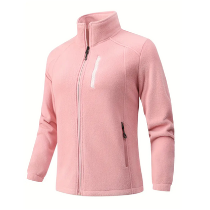 Women's Outdoor Fleece Jacket Warm Lined Plush