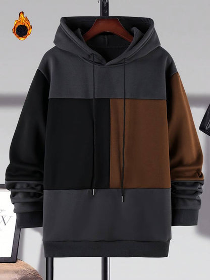 Men's Pullover Contrast Colors Stylish