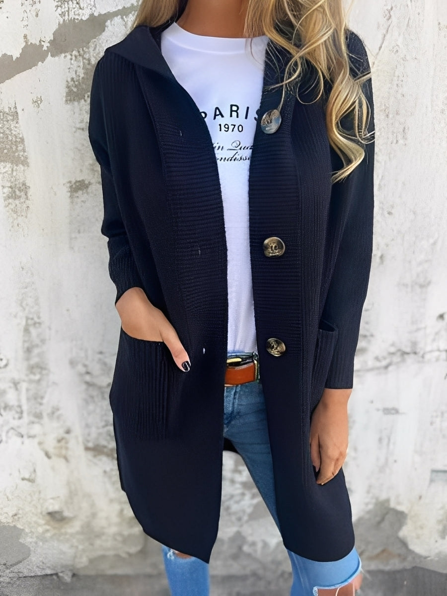 Women's Long Hooded Cardigans Comfortable