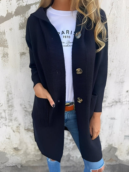 Women's Long Hooded Cardigans Comfortable