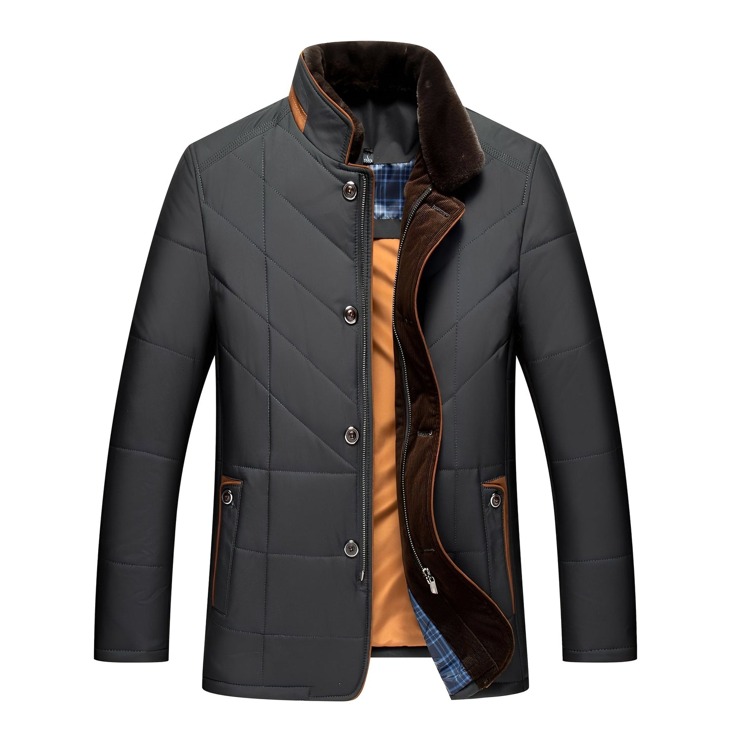 Men's Elegant Padded Winter Jacket