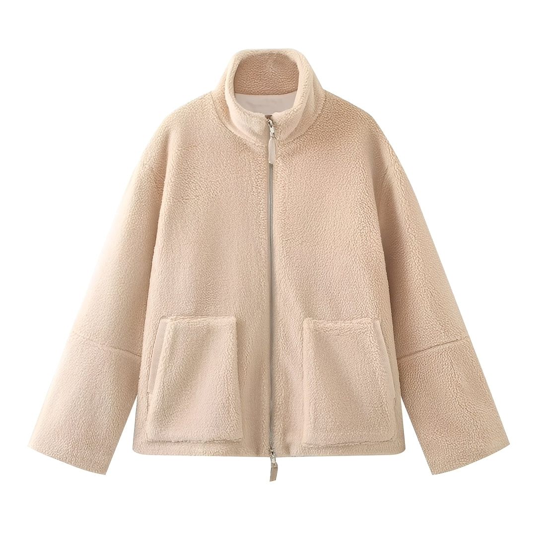 Warm Wool Coat Women Turtleneck