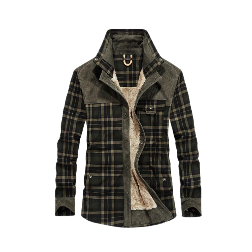 Men's Flannel Jacket Warm Winter
