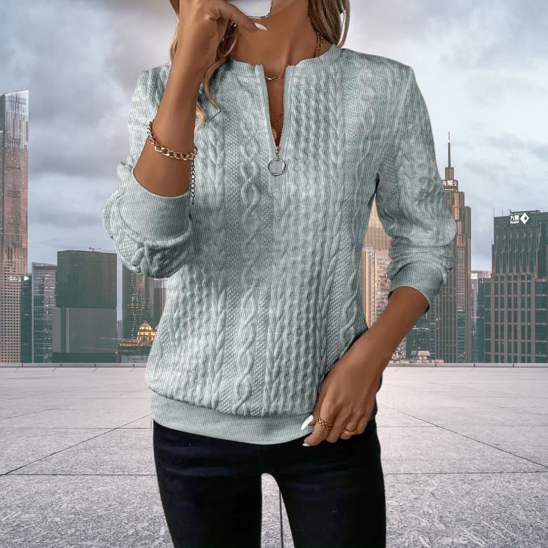 Autumnal Zip Sweaters for Women