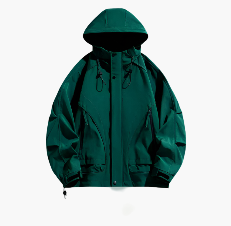 Waterproof Outdoor Jacket Sporty Functional Design