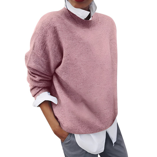 Bequemer Damenpullover Entspanntes Design - IdealeKleiden
