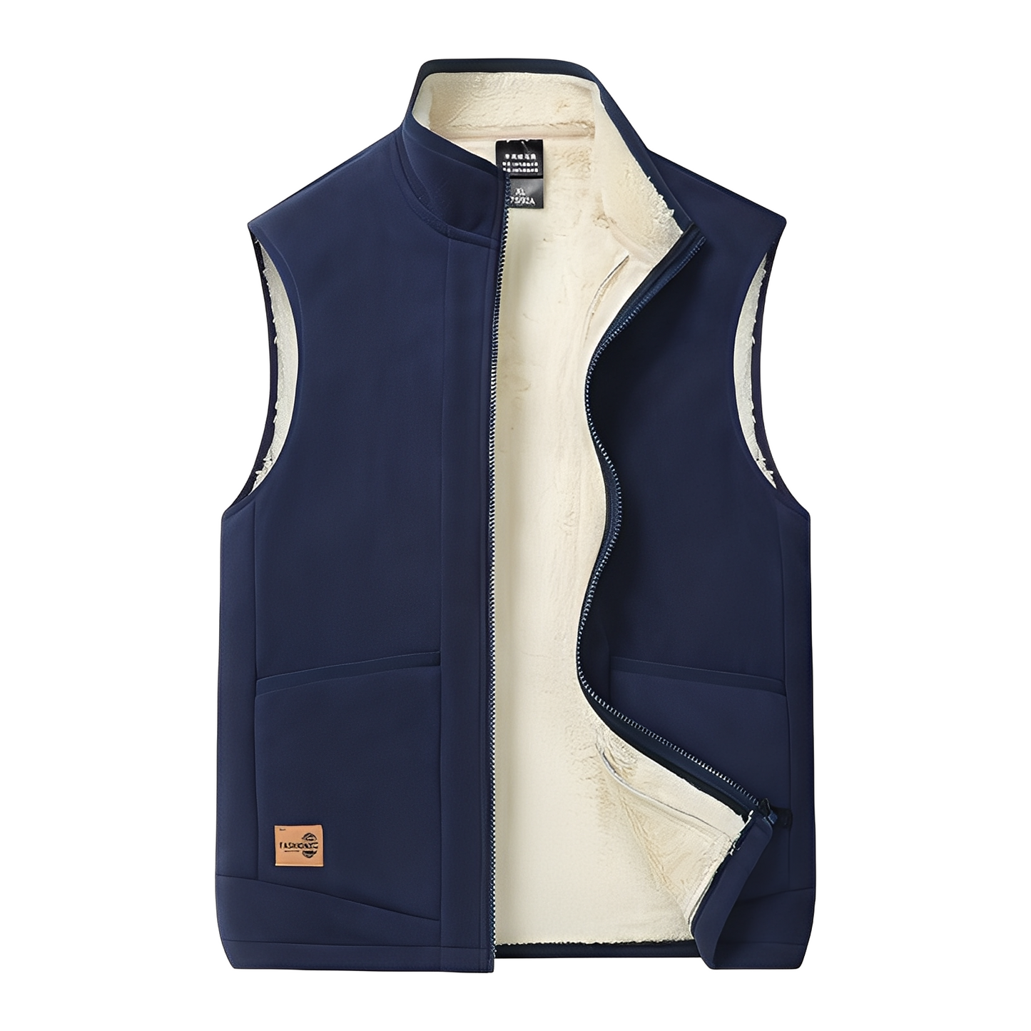 Men's Vest Warm Lined Modern