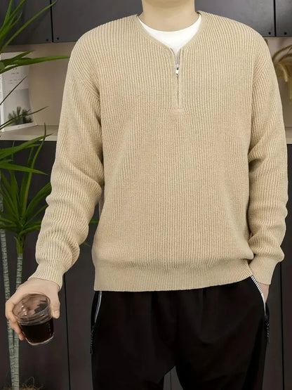 Stilvoller Streifenpullover Herren