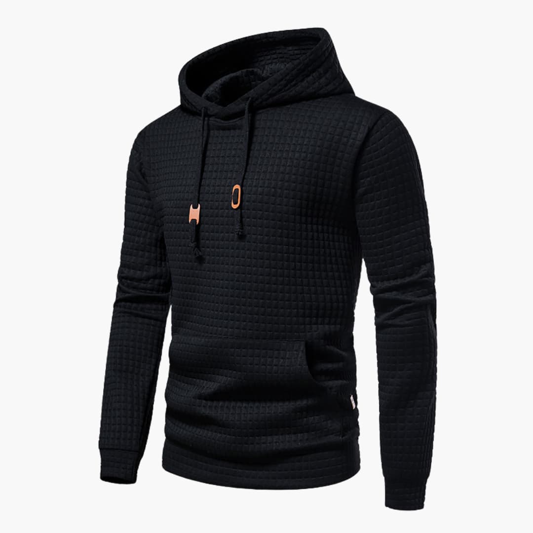 Checked Hoodie Jacket Sporty