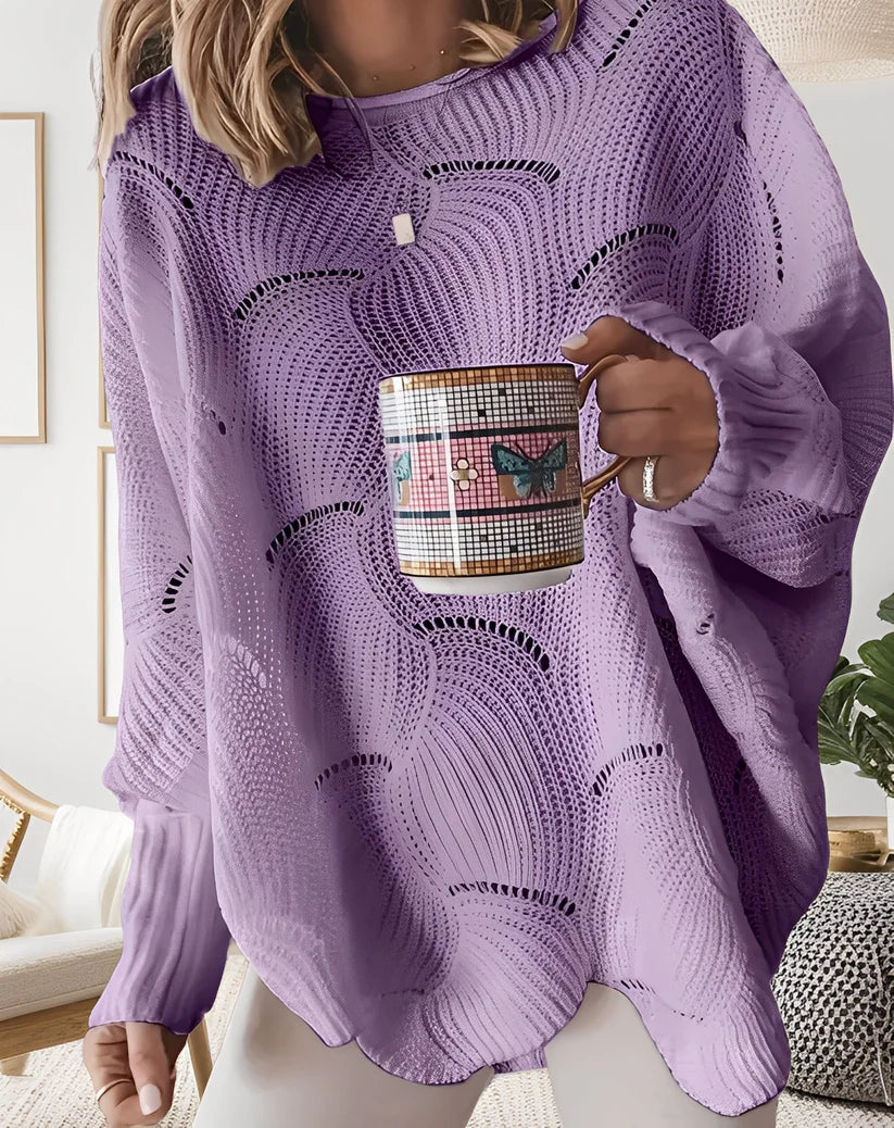 Stylish V-neck sweater for women