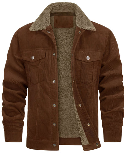 Men's Corduroy Jacket Comfortable Plush