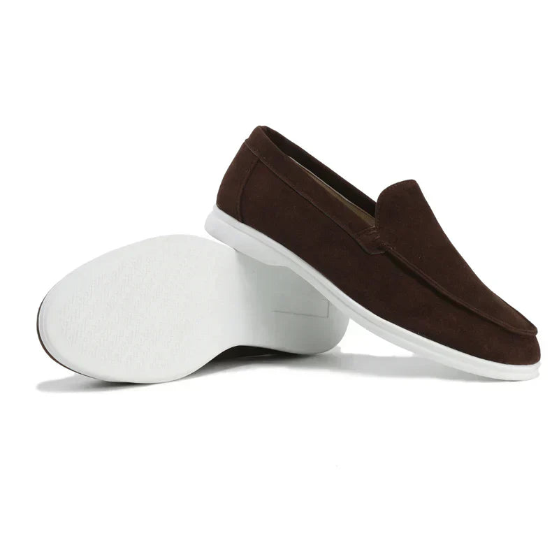 Elliot - Italian Suede Loafer Shoes
