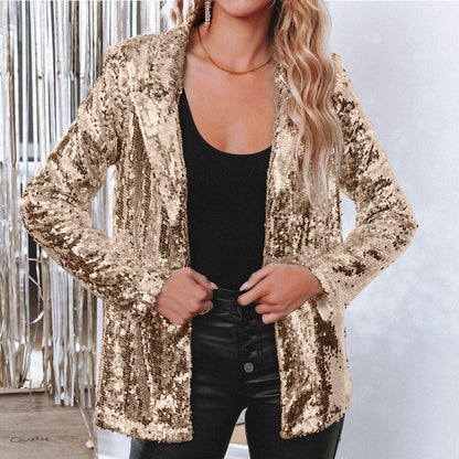 Sparkly Sequin Blazer for Women
