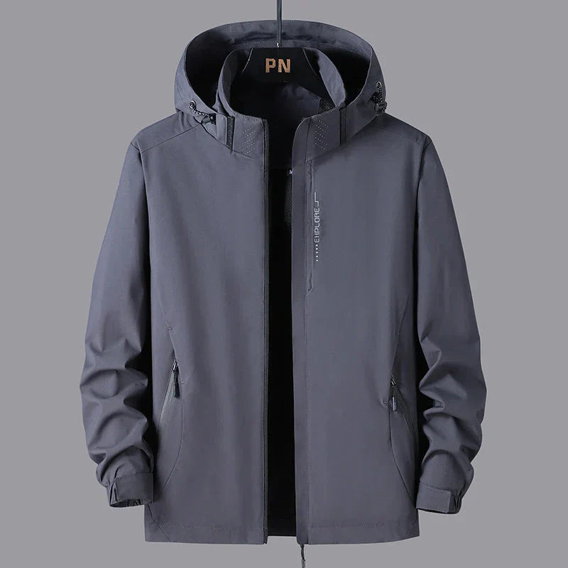 Stylish Unisex Rain Jacket with Hood
