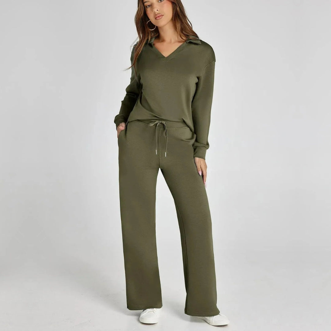 Women's Loungewear Set with Comfortable Trousers