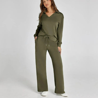 Women's Loungewear Set with Comfortable Trousers