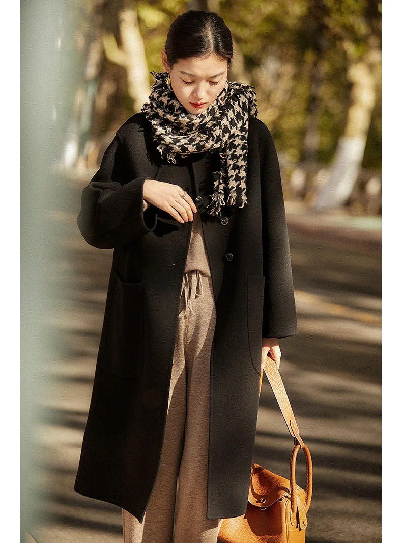 Classic Women's Elegant Wool Coat