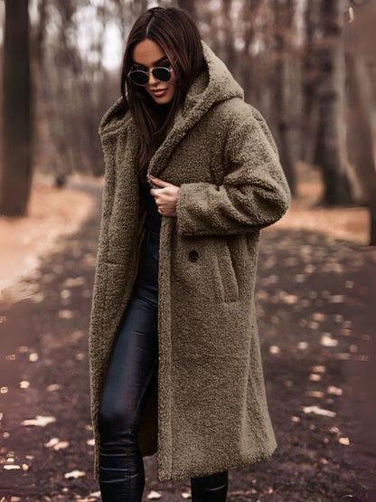 Women's Elegant Trench Coat with Belt