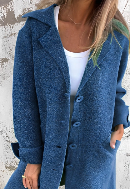 Long Women's Knit Cardigan Comfortable
