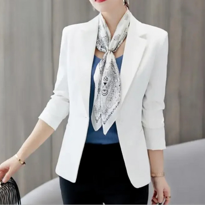 Elegant Women's One-Button Blazer