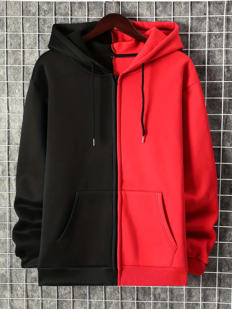 Men's Hooded Sweatshirt Grey Marl